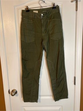 Pilcro Anthropologie Olive Utility Cargo Pants